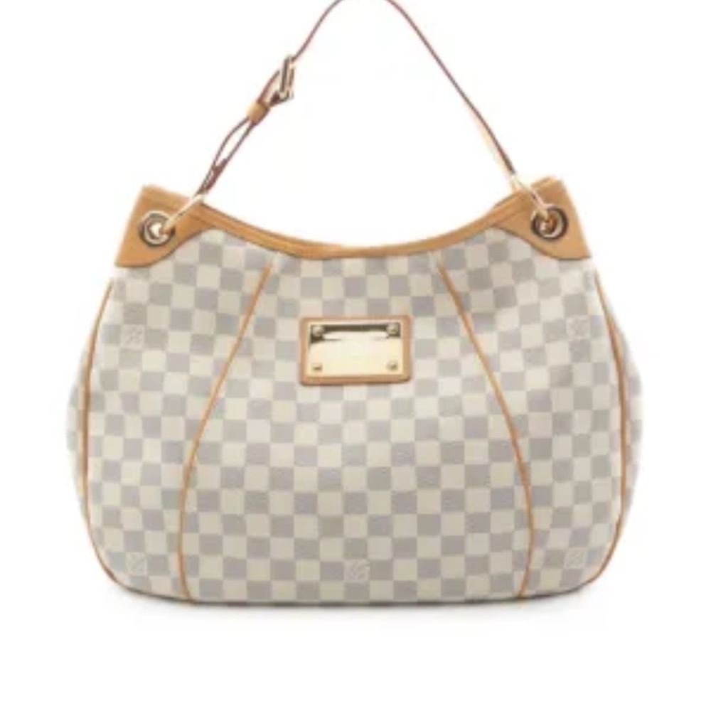 Louis Vuitton SD2151 Damier Azur 2010 Galleria PM Shoulder Bag